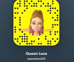 I am available Now for ? Incalls ? Outcalls available✅Add me only Snapchat= queenluna224