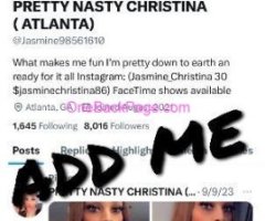 ITS ONLY RIGHT YOU COME SEE ME UPDATED VIDEOS AND PICTURES ( PRETTY NASTY CHRISTINA)