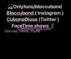 ? Transgender (( BlacCuband/onlyfans )) FaceTime verification && shows