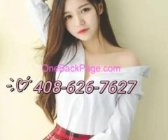 ?100% New beautiful Asian girl ???????408-626-7627???