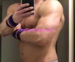 Masculine discreet muscle jock available