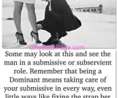 Do you need a dominant to put you in your place, I can help.