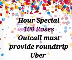 HOUR SPECIAL 100? Text 904-252-1743?