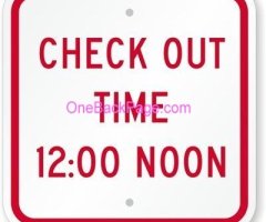 12:00 checkout