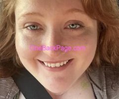 Redheaded, blue eyed, BBW