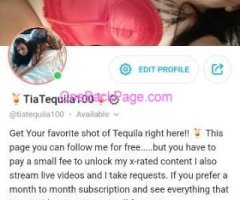 Tiatequila..ITS MY B-DAY WEEK!! Incall/outcall, CV, Im Mobile i can come to u..I have Content for sale on my ONLYFANS pages! Go Subscribe! Links ? below!