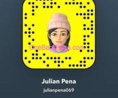 Text me on only snapchat for fast response Snapchat : julianpena069