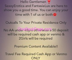 ?Text Only ?Outcalls Only ?‍❤️‍?‍?2Girls Required