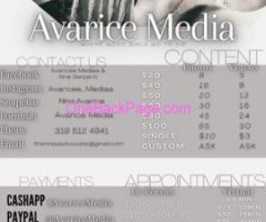 NINA AVARICE × Avarice Media $PECIAL OFFERS!! •Cam|Vids|Pics