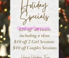 ❄️⛄️???The Relaxalon?‍♀️?‍♀️ Holiday Specials???