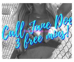 3 Free Mins of Hot NO Taboo Phonesex!