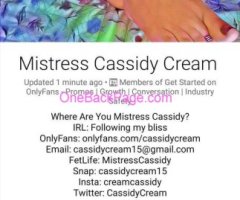 Mistress Cassidy