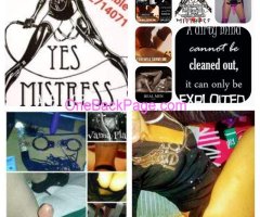 ?Mistress and submissive male playing tonight