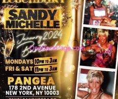 Sandy Michelle's TransGirlsNYC Mon Fri Sat Jan 2024