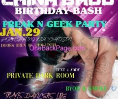 FREAK N GEEK PARTY DAY PARTY FOR ONE DAY ONLY !!!!! ????