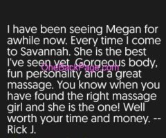 Miss Megan > WARM SENSUAL MASSAGE