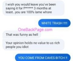 IDK WHY WHYTE PPL THINK THEYRE BETTER THAN BLACS WHEN YOU NOT.YOU NOT RICH , YOU IN DEBT WITH EVERYONE AND CHINA.YOU STOLE EVERYTHING YOU HAVE AND YOU COME FROM CAVES.MESSAGES BELOW