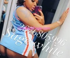 100% authentic Sage White Incall face time shows available