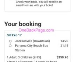 Bbj car dates and help needed for bus tickets home