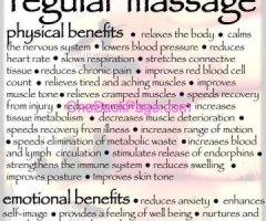 Pampering massage. Sat. 11am-5pm. Sunday 2 pm-11pm