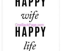 Happy Wife Happy Life