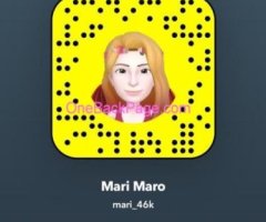 Sweet Sugary?Lets make all of you fantasies come true? ?Add me on my snapchat: mari_46k?