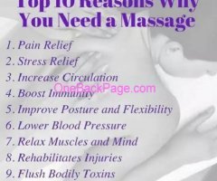 Stressed? Sore? Just Need Pampering?