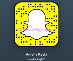 Hello everyone I’m available now for both services ?ft show ?vid or meet up ?add my snap ?for ur video::amelia_kayla9 iMessage:: Instagram::kaylakiss986