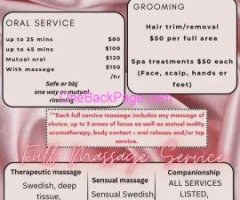 24/7 Bbj, Massage + Grooming Service ?