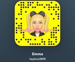 Your favorite Goddess Ms. Emma Sarah?Snap:-heylove3898?