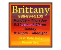 Edging Phone Sex with Brittany - 888-894-5109