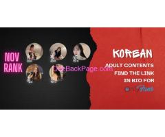 Premium Korean Service is now available! Meet these young and beautiful models! 100% Korean Models