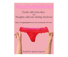 Worn, Dirty or Cummed in Panties for Your Enjoyment